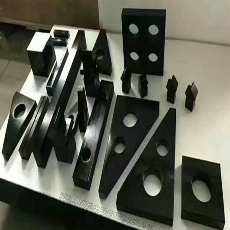 康兴机电供应黑色济南青00级大理石平尺  耐磨大理石平台 花岗岩平板现货供应