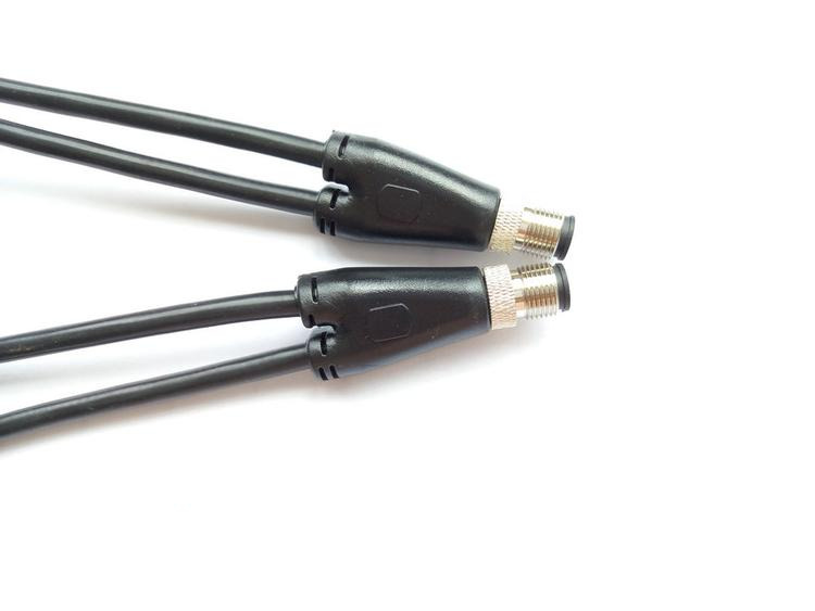 M12一分二预制一体线缆连接器
