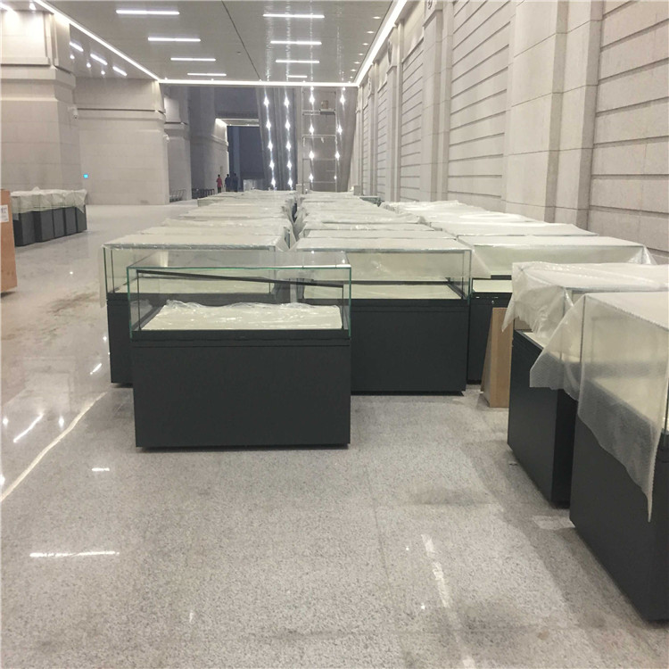 博物馆展示柜隆城展示展柜定制厂家冷轧钢板文玩展示柜-隆城博具
