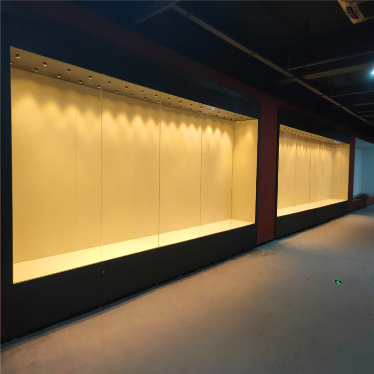 博物馆展示柜古物样品展示柜古玩古董展柜玻璃烤漆沿墙柜