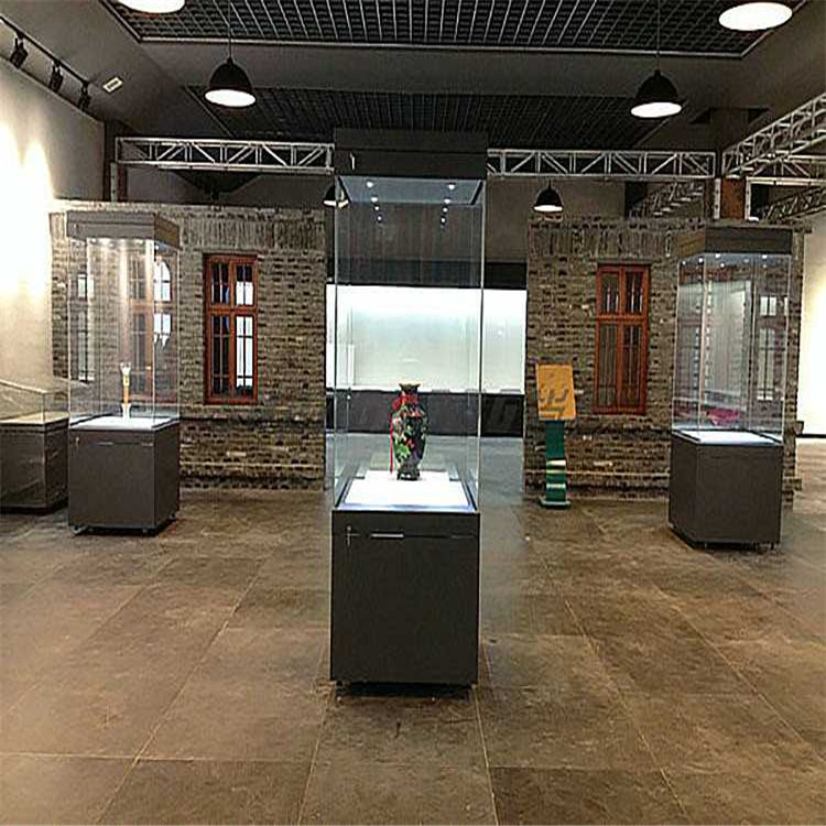 隆城展示博物馆展示柜样品展示柜低反玻璃展示柜陶瓷展览展会柜