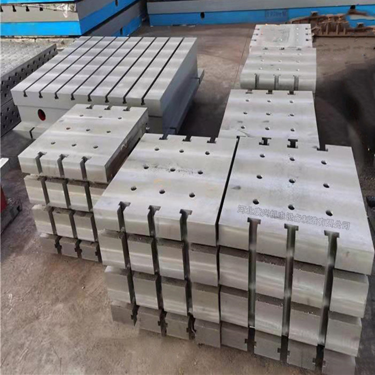 可按图纸供应 450*450一级机床铸铁开槽打孔基础方箱 精磨等高垫块
