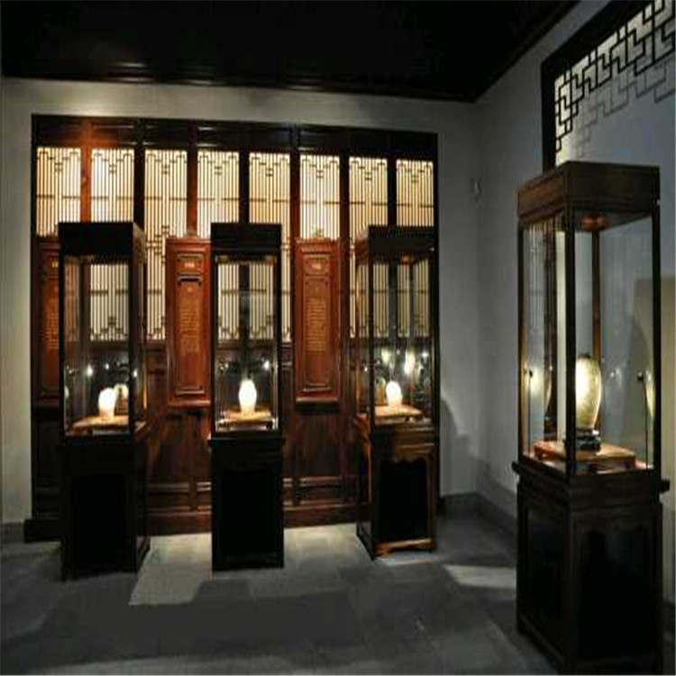 隆城展示博物馆展柜定做价格博物馆独立柜设计生产-隆城博具