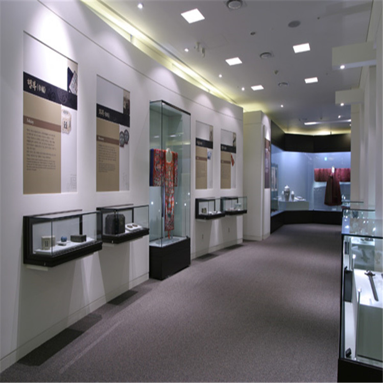 博物馆展柜工艺品展示柜玻璃透明展柜古玩文物展示柜