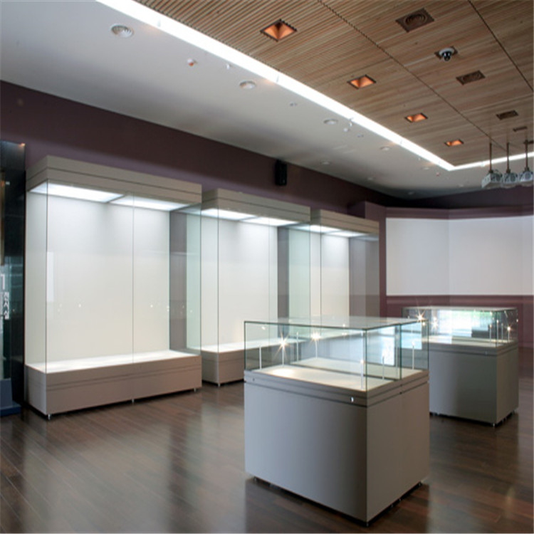 博物馆独立柜沿墙柜博物馆展柜厂家定制-隆城博具