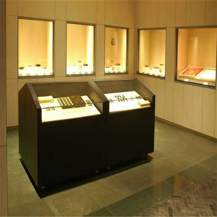 钢制烤漆文物展柜厂家定制加工博物馆展柜公司-隆城展示
