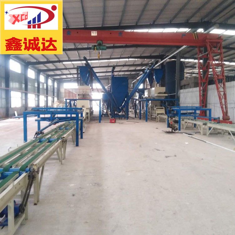 鑫诚达fsEPS板砂浆复合设备 结构一体化板设备 视频