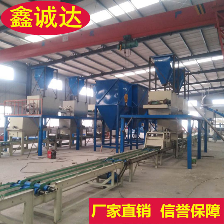 鑫诚达一体化建筑模板设备 fs保温外模板设备 生产流程