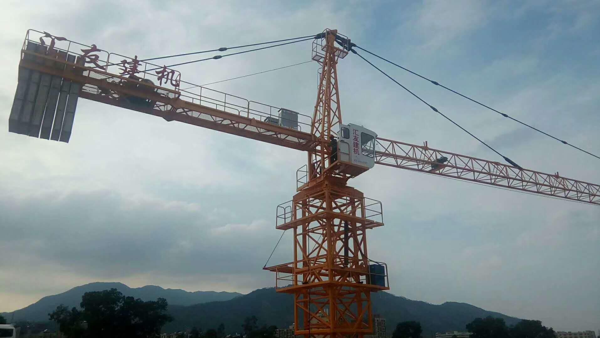 安阳林州QTZ6013塔吊臂长60米建筑塔机性能参数