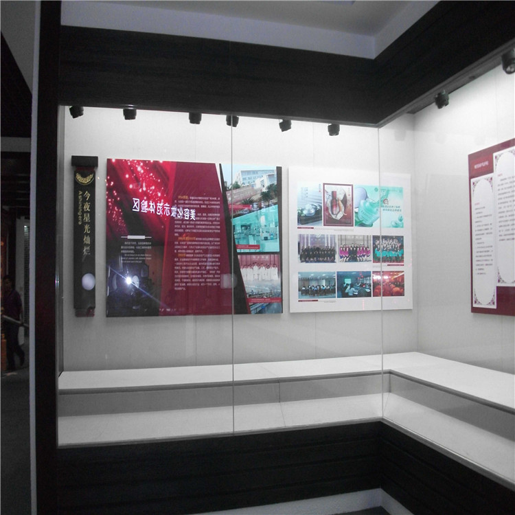 博物馆展柜定制玻璃展柜会所古董瓷器展柜公司产品柜