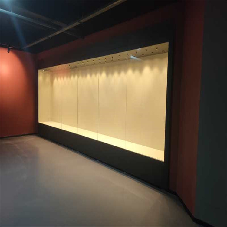 博物馆展示柜古董文物沿墙柜瓷器玉器靠墙玻璃柜背柜定制