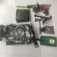 户外便携式19件套防汛抢险救援组合工具包消防应急救援双肩背包