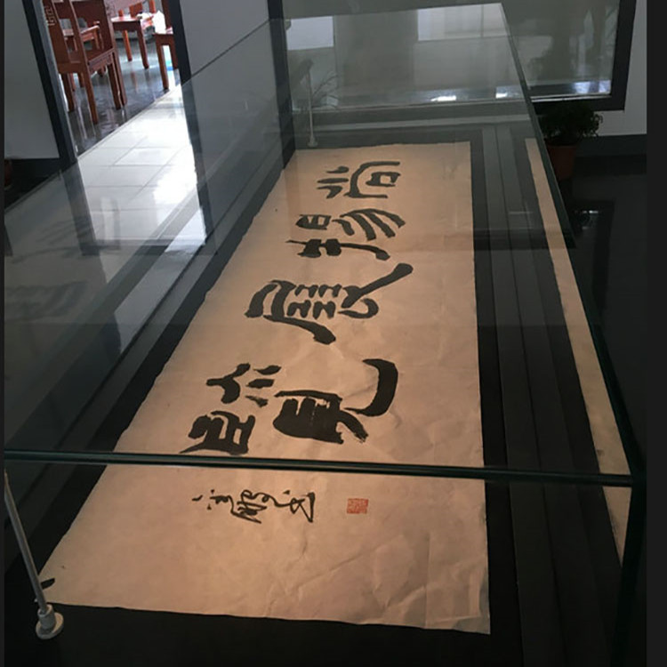 字画展示柜博物馆展示柜书籍古玩展柜文物玉器展柜定制