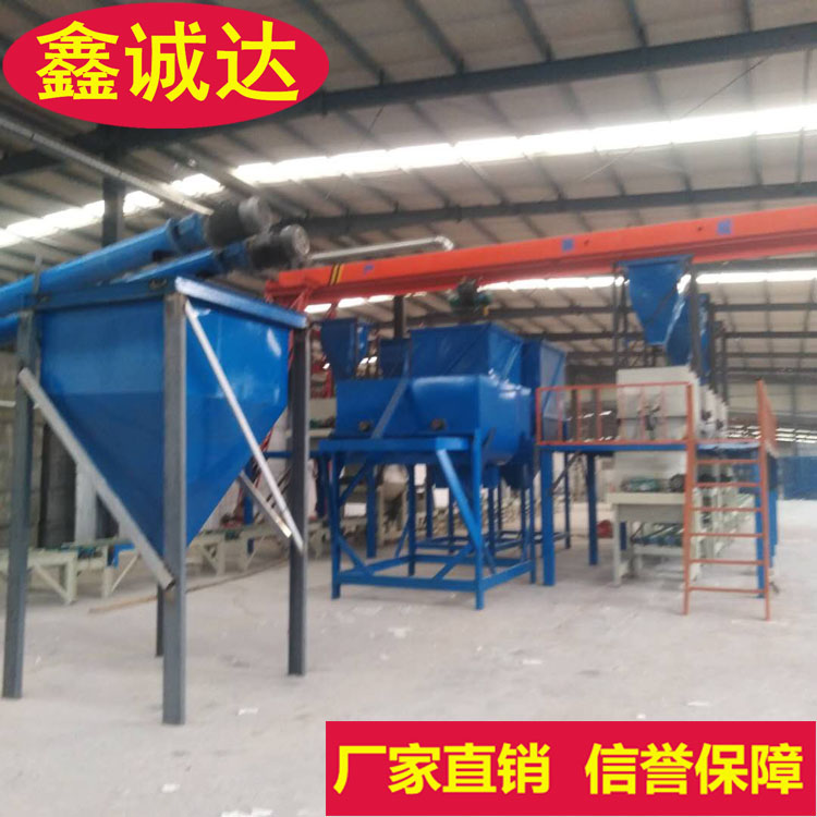 鑫诚达fs复合免拆建筑外模板设备 结构一体板设备 生产流程