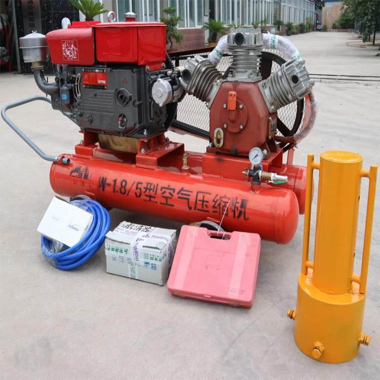 防汛抗洪抢险救援用防汛打桩机便携式小型防汛植桩机气动打桩锤