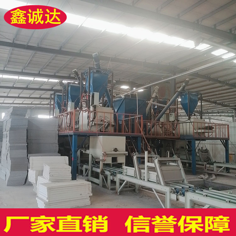 鑫诚达外保温免拆建筑模板设备 复合外模板设备 生产线
