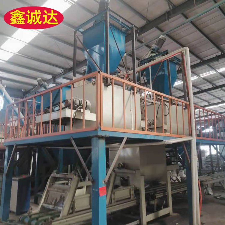 鑫诚达fs建筑保温外模板机械设备 免拆一体板设备 生产流程