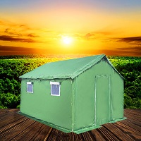 抗震救灾民用防水防寒加棉帐篷 冬季施工工地用加棉加厚帐篷
