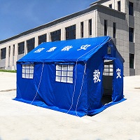 民用救援医疗帐篷抗震救援应急赈灾帐篷防雨水抢险蓝色帐篷