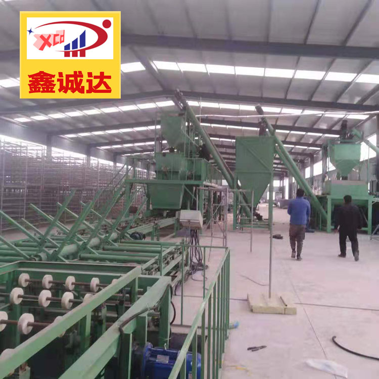 鑫诚达一体化复合板生产设备 免拆建筑模板设备 生产流程