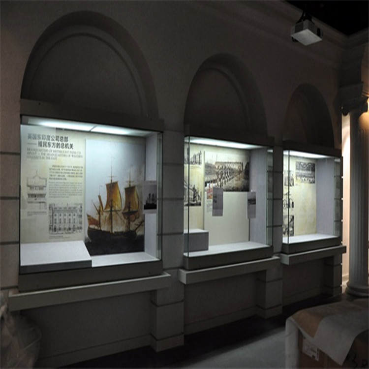 博物馆展示柜古物展柜纪念馆玻璃展示柜壁龛柜制作