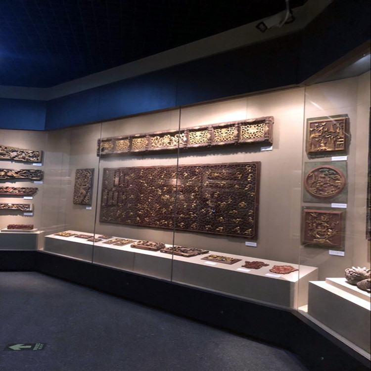 博物馆展柜古物文物展柜字画书法玻璃展示柜