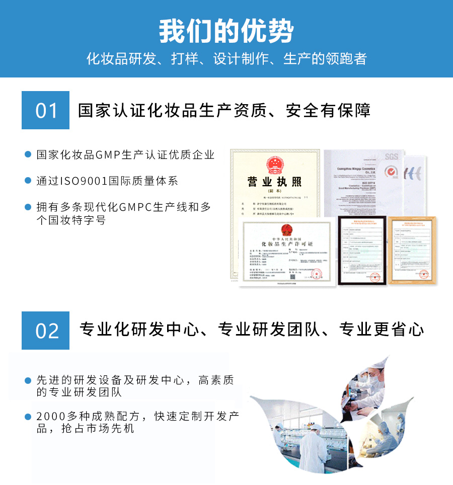 保湿蓝丸面膜厂家直销OEM/ODM贴牌代加工定制厂家