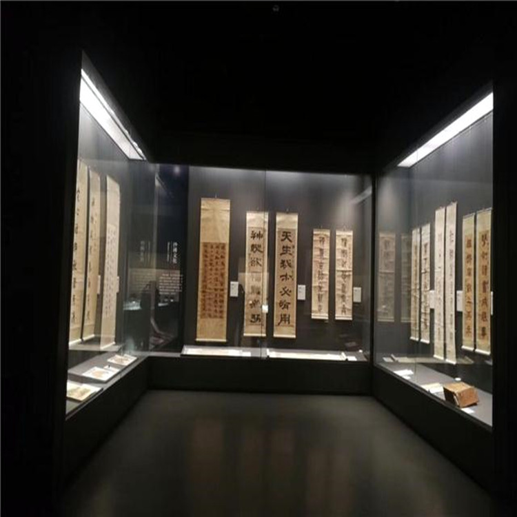 博物馆展柜挂画展览柜古物古董瓷器沿墙柜加工定制