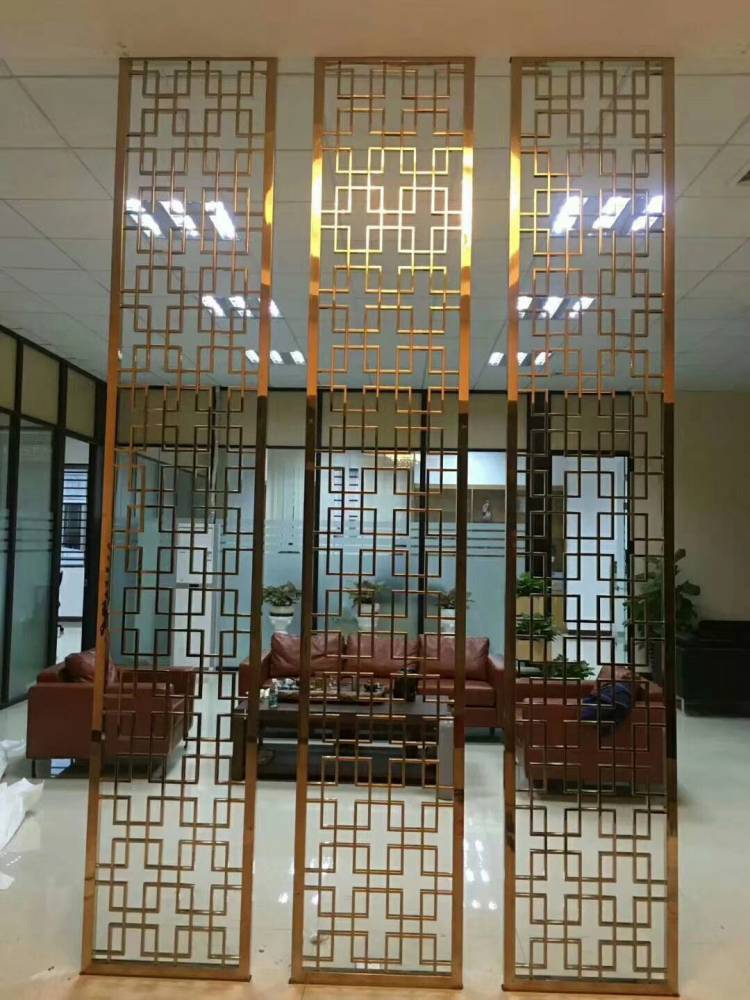 现代化不锈钢屏风优点