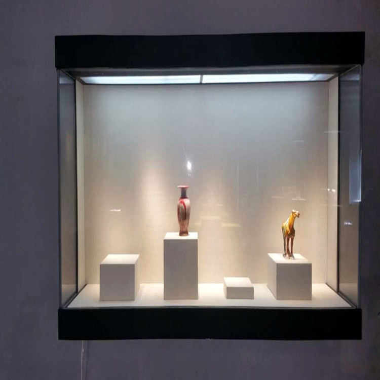博物馆展柜展厅掀起式展柜古董瓷器文物龛柜设计定制