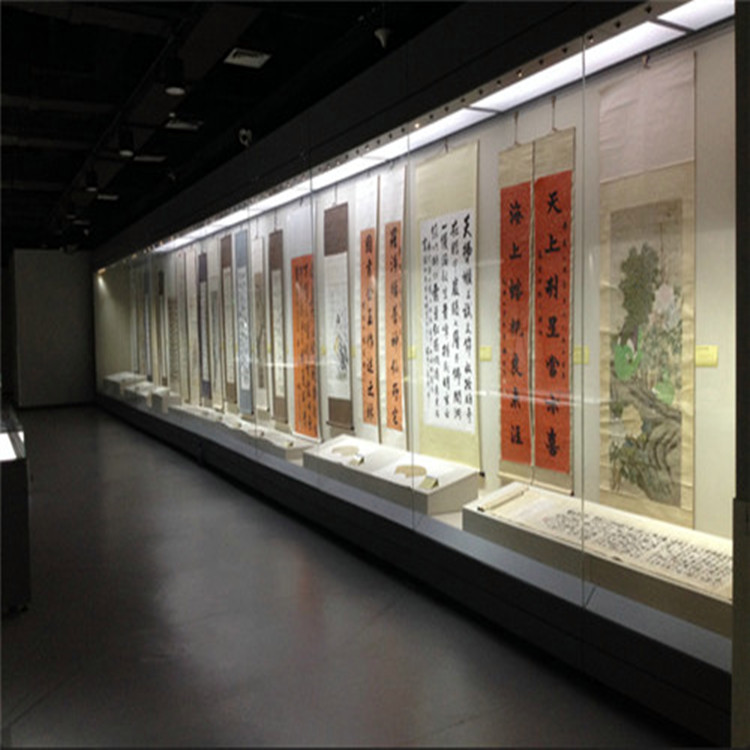 博物馆展柜文物古物沿墙柜古董瓷器玻璃展柜设计制作