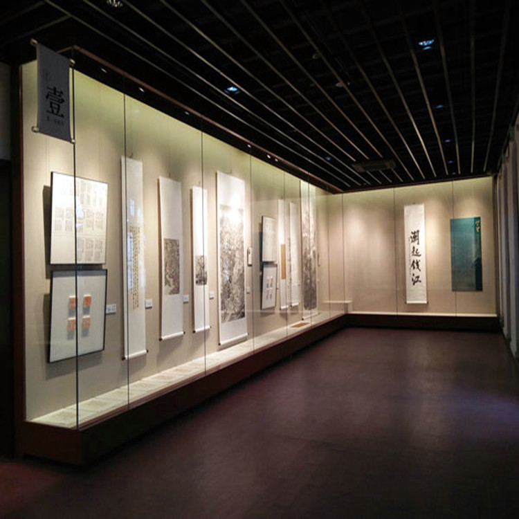 博物馆展柜恒温恒湿 沿墙柜背柜通柜设计定制