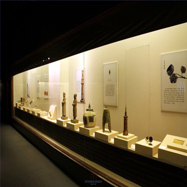 博物馆展柜文物古物展柜古董瓷器沿墙柜定制