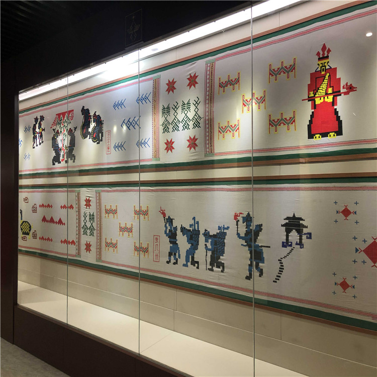 博物馆展柜定制博物馆书画瓷器展览柜电动平移柜制作厂家