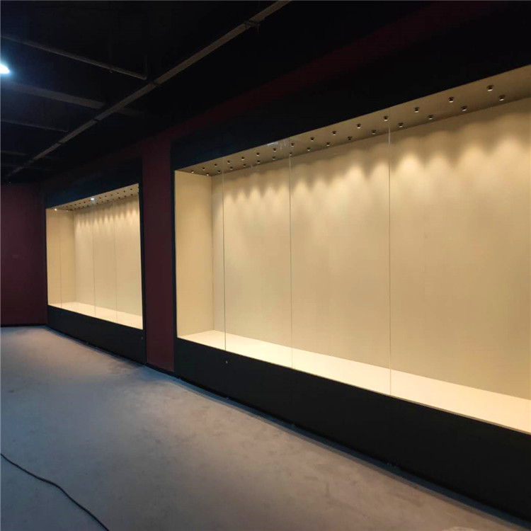 广东制作博物馆展柜通柜古董古物展柜文化馆展柜沿墙柜