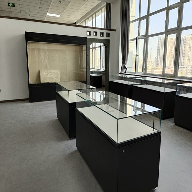 博物馆展柜平柜文物文玩展柜古物瓷器平面展柜设计定制