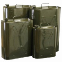 源头厂家供应20L加厚立式冷轧钢板汽油桶DUX-20便携式三提手金属加油桶