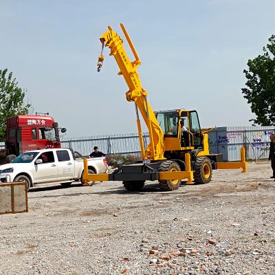 轮式越野起重机 复杂地形行走四驱越野吊车 爬坡吊重行走吊