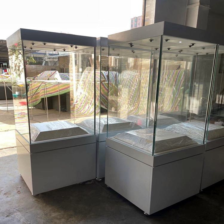 博物馆瓷器独立柜玻璃方形柜样品展示柜加工定制