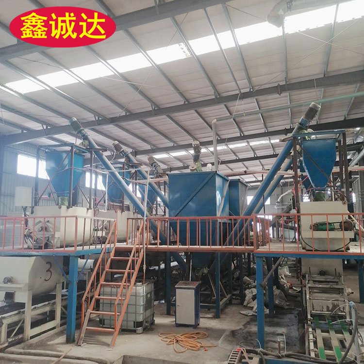 鑫诚达fs挤塑板复合砂浆设备 fs免拆外模板设备 生产流程