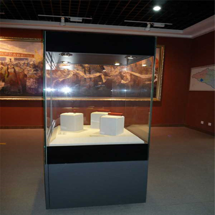 博物馆玻璃独立柜文物瓷器样品柜博物馆展览柜设计定制