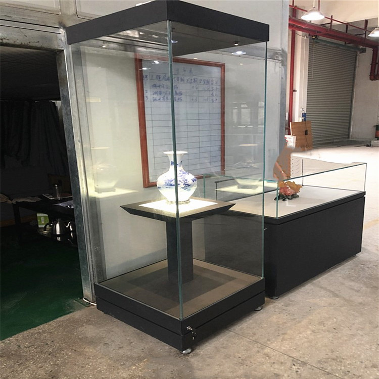 广东博物馆展柜模型产品陈列柜古董瓷器玻璃独立柜制作