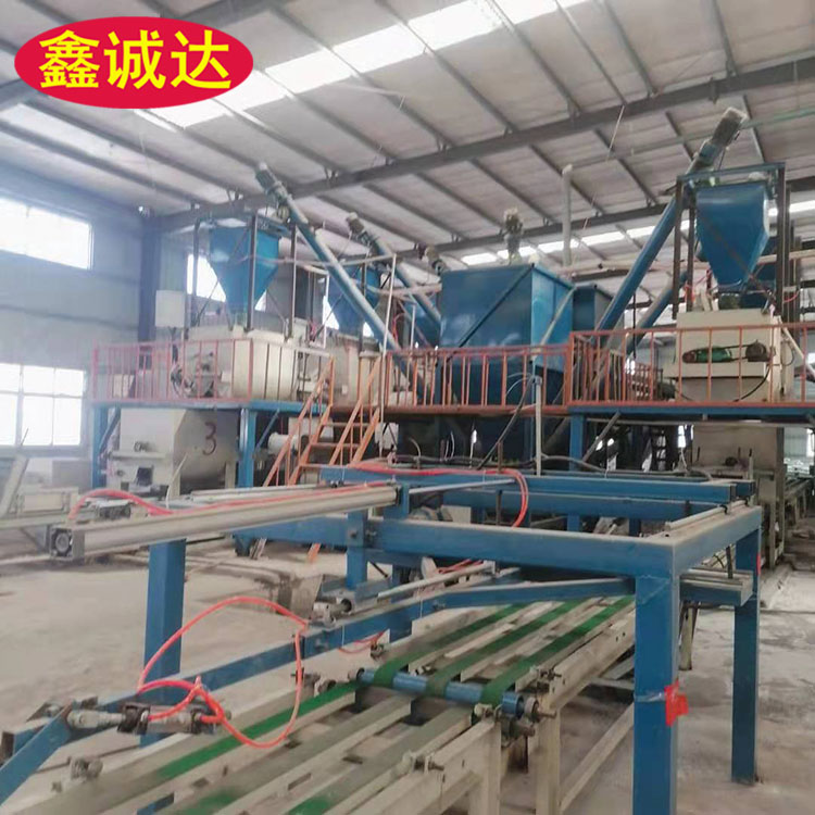 鑫诚达fs聚苯板砂浆复合模板设备 保温一体板设备 图片