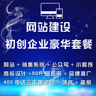 网站建设初创企业豪华套餐