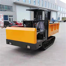 工程自卸搬运履带运输车  链轨式自卸翻斗车履带式  5吨工程履带运输车出售
