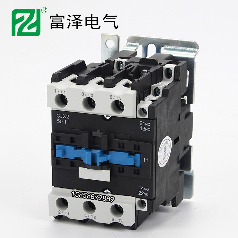 交流接触器CJX2-5011单相三相380V36V220v24V伏50安50A