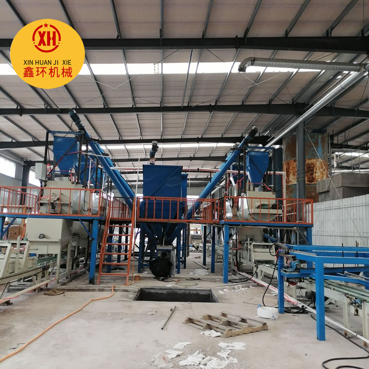 fs外墙自保温建筑模板设备生产工序全自动化