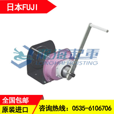 2.1吨FUJI手动绞盘,地铁建设用日本进口便携式绞车