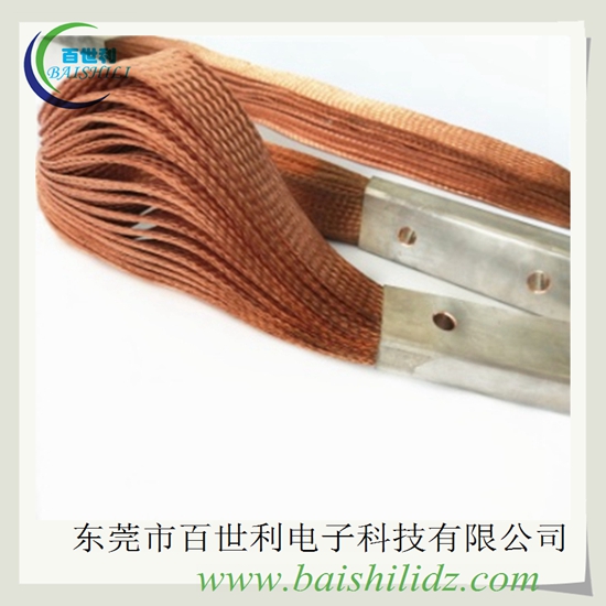 叠层式裸铜编织带软连接，叠层大电流裸铜编织带软连接