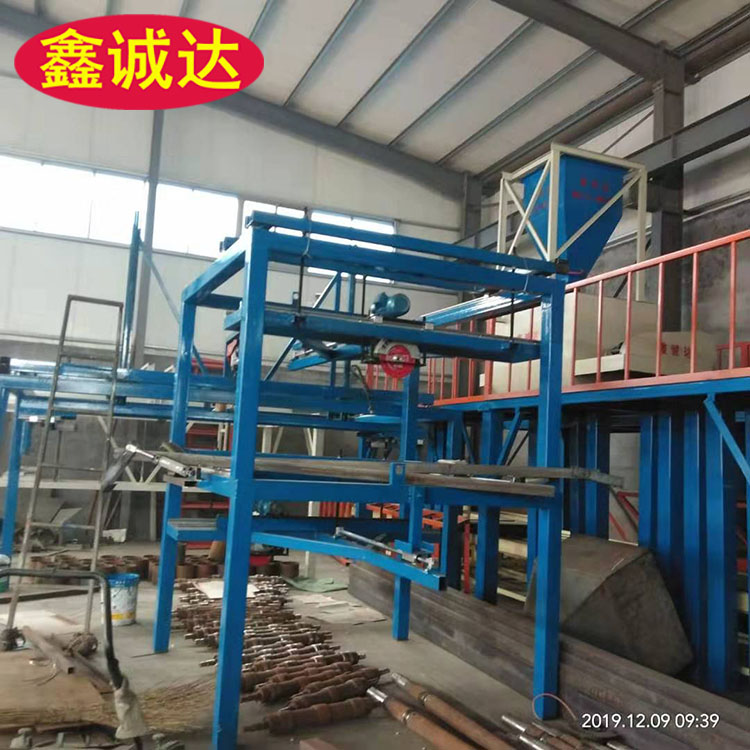 鑫诚达保温结构一体板生产设备 fs复合砂浆设备 视频